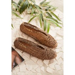 Brązowe Balerinki Midnight Sparks. Pomarańczowe baleriny damskie vices, bez wzorów, bez obcasa, na płaskiej podeszwie. Za 79,99 zł.
