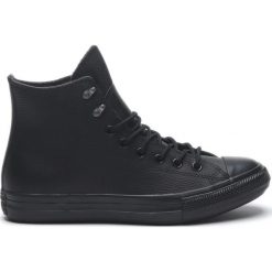 Converse Chuck Taylor All Star Winter Tenisówki Czarny. Czarne trampki męskie Converse, bez wzorów, ze skóry, retro, bez zapięcia. Za 300,95 zł.