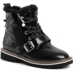 Trapery PEPE JEANS - Leia Buckle PGS50138 Black 999. Czarne śniegowce dziewczęce Pepe Jeans, bez zapięcia. W wyprzedaży za 229,00 zł.