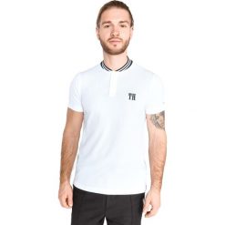 Tommy Hilfiger Polo Koszulka Biały. Białe podkoszulki męskie s, z haftami, z bawełny. Za 430,95 zł.