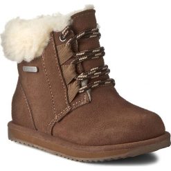 Buty EMU AUSTRALIA - Shoreline Kids K11310 Oak. Pomarańczowe śniegowce chłopięce EMU Australia, bez zapięcia. W wyprzedaży za 259,00 zł.