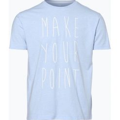 T-shirty męskie: Nils Sundström – T-shirt męski, niebieski