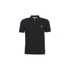 Koszulki polo z krótkim rękawem U.S Polo Assn. INSTITUTIONAL POLO. Czarne koszulki męskie U.S. Polo Assn., s, bez wzorów, z krótkim rękawem. Za 179,00 zł.