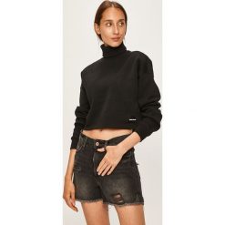 Calvin Klein Jeans - Bluza. Czarne bluzy damskie Calvin Klein Jeans, s, bez wzorów, z bawełny, bez rękawów, bez kaptura. W wyprzedaży za 359,90 zł.