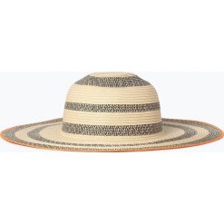 Marie Lund - Kapelusz damski, beżowy. Brązowe kapelusze damskie marki Marie Lund, w paski, eleganckie. Za 79,95 zł.