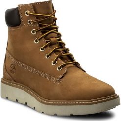 Botki TIMBERLAND - Kenniston 6In Lace U A161U Wheat. Brązowe botki damskie skórzane marki Timberland. W wyprzedaży za 419,00 zł.