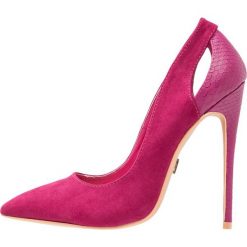 Szpilki: Lost Ink POLLY TEXTURED BACK COURT SHOE Szpilki fuchsia