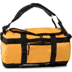 Torba THE NORTH FACE - Base Camp Duffel XS NF0A3ETNZU31 SUMITGLD/TNFBLK. Żółte torby podróżne The North Face, bez wzorów, z materiału. W wyprzedaży za 279,00 zł.