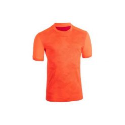 Koszulka do rugby Perf Tee R500. Czerwone koszulki męskie OFFLOAD, xl, bez wzorów, z poliesteru, bez kołnierzyka, bez rękawów, do biegania. Za 54,99 zł.