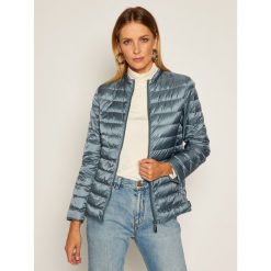 Kurtka puchowa Max Mara Leisure Radente 34860106. Niebieskie kurtki damskie Max Mara Leisure, bez wzorów, z puchu, bez kaptura. Za 989,00 zł.
