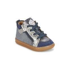 Buty Dziecko Shoo Pom BOUBA BI ZIP. Niebieskie trampki dziewczęce Shoo Pom, bez wzorów, bez zapięcia. Za 255,20 zł.