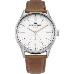 Ben Sherman Spitafields Vinyl Geo WB015T. Białe zegarki męskie Ben Sherman. W wyprzedaży za 210,00 zł.
