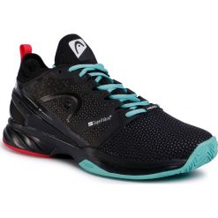 Buty HEAD - Sprint Sf 273989 Black/Teal 065. Czarne buty sportowe męskie Head, z tworzywa sztucznego, bez zapięcia, tenisowe. Za 719,00 zł.