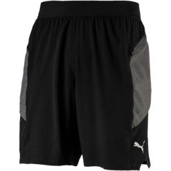 Puma Męskie Spodenki Sportowe Neverrunback 9 Short Black L. Czarne spodenki i szorty męskie Puma, m, bez wzorów, sportowe, na fitness i siłownię. W wyprzedaży za 139,00 zł.