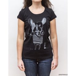 T-shirty damskie: Koszulka damska z Buldogiem Francuskim