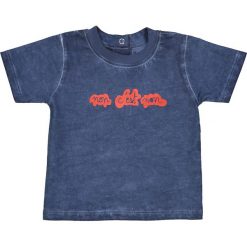 T-shirty chłopięce: T-shirt z napisem z przodu 1 miesiąc – 3 lata