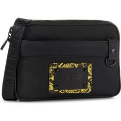 Torebka VERSACE JEANS COUTURE - E1YUBB64 71290 MGJ. Czarne listonoszki damskie Versace Jeans Couture, na imprezę, bez wzorów, z jeansu, bez dodatków. W wyprzedaży za 289,00 zł.