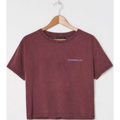 Koszulka z efektem acid wash - Fioletowy. Fioletowe koszulki damskie House, xl, bez wzorów, bez kołnierzyka, bez rękawów. Za 39,99 zł.