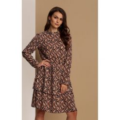 Granatowa Sukienka Yrelthine. Niebieskie sukienki damskie Renee, s, bez wzorów, bez kołnierzyka, bez rękawów, mini. Za 119,99 zł.