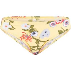 Figi bikini bonprix żółty. Żółte stroje kąpielowe damskie bonprix, z nadrukiem. Za 34,99 zł.