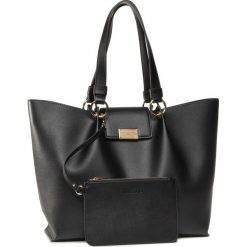 Torebka TRUSSARDI JEANS - Madrin Shopper Lg 75B00973 Black K299. Czarne torby damskie na zakupy Trussardi Jeans, z aplikacjami, z jeansu, zdobione, bez dodatków. Za 719,00 zł.
