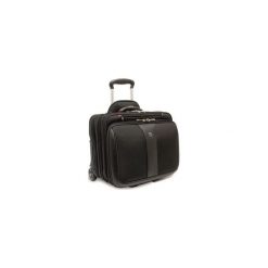 Torba pilotka Wenger Patriot, 17'', poliester, pojemność 25 l, czarna. Czarne torby na laptopa marki Wenger, w paski, z poliesteru. Za 599,99 zł.
