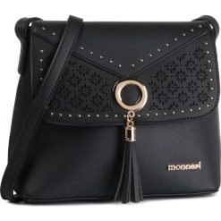 Torebka MONNARI - BAG9670-020 Black. Czarne listonoszki damskie Monnari, bez wzorów, ze skóry ekologicznej, eleganckie, bez dodatków. W wyprzedaży za 159,00 zł.
