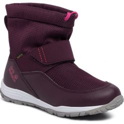 Śniegowce JACK WOLFSKIN - Kiwi Wt Texapore Mid K 4036201 S Purple/Pink. Czerwone śniegowce dziewczęce Jack Wolfskin, bez zapięcia. W wyprzedaży za 219,00 zł.