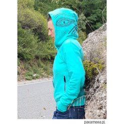 The eye bluza damska mint by OTECKI. Zielone bluzy damskie Pakamera, bez wzorów, z bawełny, bez rękawów, bez kaptura. Za 239,00 zł.