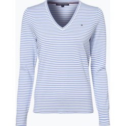 Tommy Hilfiger - Sweter damski – New Ivy, niebieski. Niebieskie swetry klasyczne damskie TOMMY HILFIGER, m, z bawełny. Za 449,95 zł.