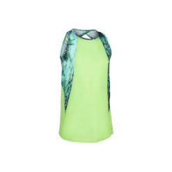 Koszulka bez rękawów S900. Zielone t-shirty chłopięce marki DOMYOS, bez rękawów. W wyprzedaży za 19,99 zł.