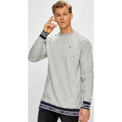 Tommy Jeans - Bluza. Szare bejsbolówki męskie Tommy Jeans, l, z bawełny, bez kaptura. Za 399,90 zł.