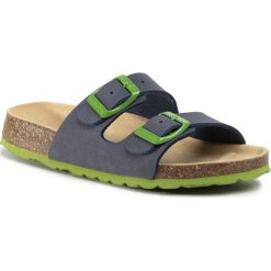 Klapki SUPERFIT - 8-00111-82 S Ocean Kombi. Niebieskie sandały chłopięce Superfit, z materiału. Za 119,00 zł.