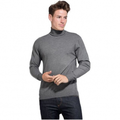 William De Faye Sweter Męski M Szary. Szare golfy męskie marki William de Faye, l, z kaszmiru. Za 259,00 zł.