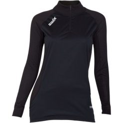 Swix Koszulka Damska Wind. Racex Czarny L. Czarne topy sportowe damskie marki Swix, l. Za 265,00 zł.