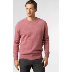 Andrew James - Sweter męski, różowy. Różowe swetry męskie Andrew James, m, bez wzorów, z wełny, bez kołnierzyka, bez kaptura. Za 179,95 zł.