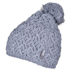 Capu Czapka Zimowa 823-F Grey. Szare czapki damskie marki Capu, na zimę. W wyprzedaży za 42,00 zł.
