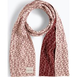 Calvin Klein - Szalik damski, czerwony. Czerwone szaliki damskie Calvin Klein, z bawełny. Za 229,95 zł.