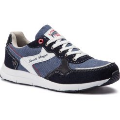 Sneakersy LANETTI - MP40-7416Y Cobalt Blue. Niebieskie sneakersy męskie marki Lanetti, bez zapięcia. Za 119,99 zł.