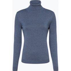 Brookshire - Sweter damski, niebieski. Czarne golfy damskie marki brookshire, m, w paski, z dżerseju. Za 179,95 zł.