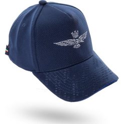 CZAPKA aeronautica militare. Niebieskie czapki męskie Aeronautica Militare, z haftami, z materiału. Za 199,00 zł.