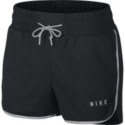 Nike Wmns NSW Short Mesh (893669-010). Czarne szorty damskie marki Nike, bez wzorów, z poliesteru. Za 79,99 zł.