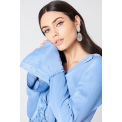 Kolczyki damskie: NA-KD Accessories Kolczyki ze sztucznymi perłami – Silver