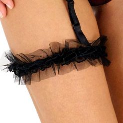 Podwiązka Flore. Różowe podwiązki damskie marki Rosme. Za 25,99 zł.