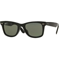 Okulary przeciwsłoneczne "RB2140F" w kolorze czarnym. Czarne okulary przeciwsłoneczne męskie marki Balenciaga, Prada, Tom Ford, z tworzywa sztucznego. W wyprzedaży za 519,95 zł.
