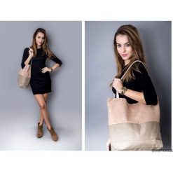 Torba duo 01. Szare torebki klasyczne damskie Pakamera, z materiału, duże. Za 95,00 zł.