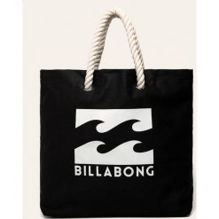 Billabong - Torebka. Czarne torebki klasyczne damskie Billabong, bez wzorów, z materiału, na ramię, duże, bez dodatków. Za 159,90 zł.