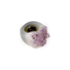 InspiRING Ametyst Druza rozmiar 13. Fioletowe pierścionki damskie Brazi druse jewelry, z ametystem. Za 270,00 zł.
