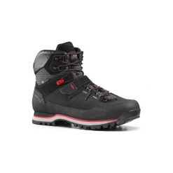 Buty trekkingowe wysokie TREK 700 męskie. Czarne buty trekkingowe męskie FORCLAZ, z poliesteru, bez zapięcia, trekkingowe. Za 499,99 zł.
