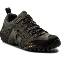 Trekkingi MERRELL - Intercept J559595 Castle Rock. Zielone trapery męskie Merrell, ze skóry, bez zapięcia. W wyprzedaży za 359,00 zł.